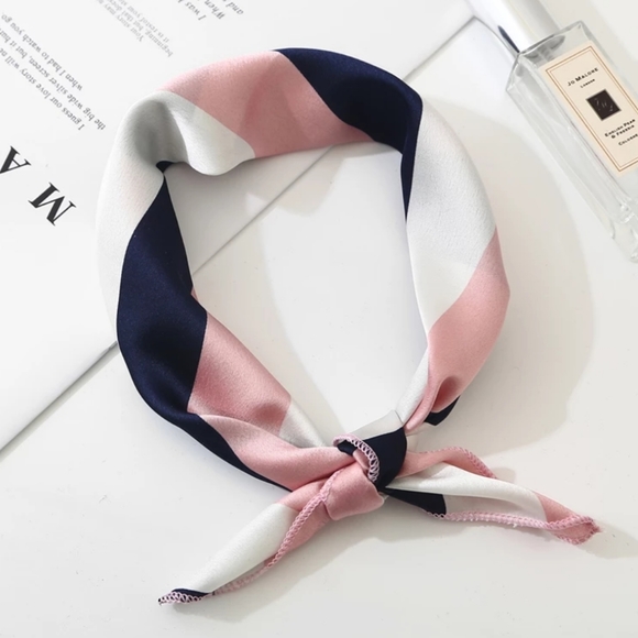 scarf bag head hair neck Handbags - Soft Silky Square Scarf for Bag Head Neck Hair